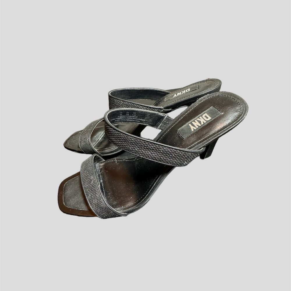 DKNY Baria black sandals size 9